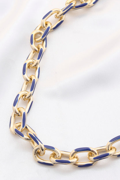 Color Chain Link Necklace