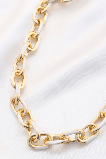 Color Chain Link Necklace