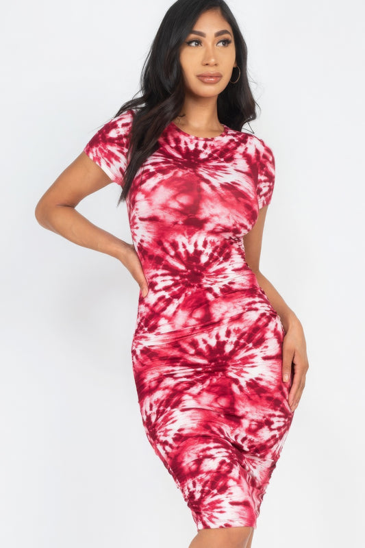 Tie Dye Bodycon Dress