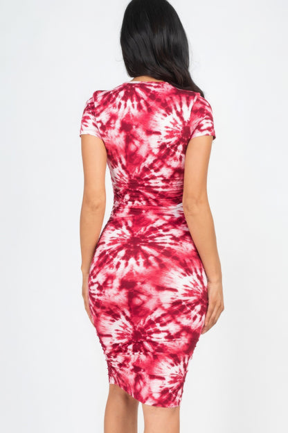 Tie Dye Bodycon Dress