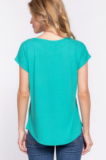 Dolman Short Sleeve Top