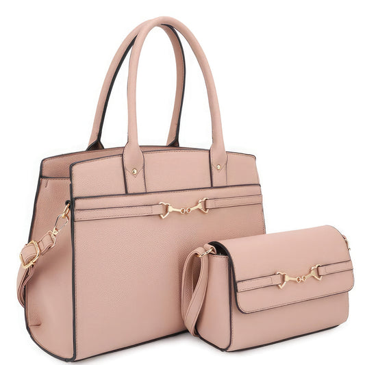 Fashion Satchel & Crossbody Bag Set