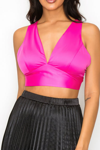 Satin Bra Top