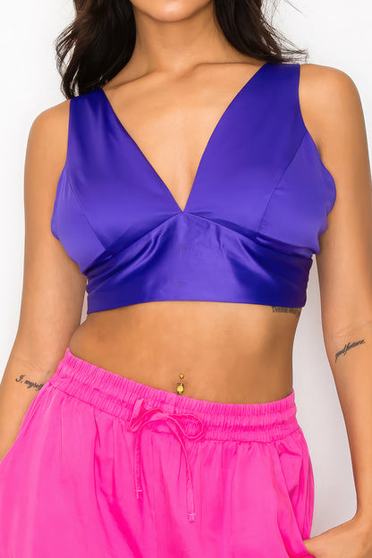 Satin Bra Top