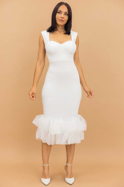 Organza Ruffle Fashion Dress