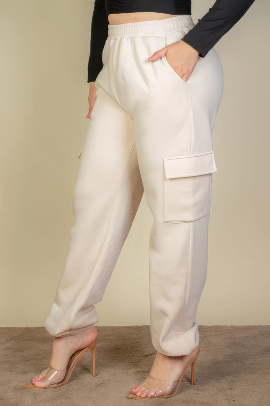 Side Pocket Drawstring Waist Sweatpants