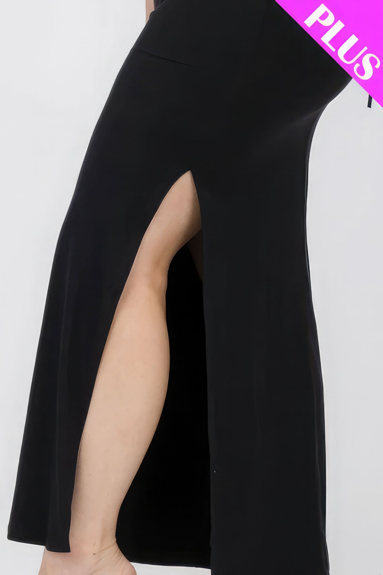 Crisscross Back Slit Thigh Maxi Dress