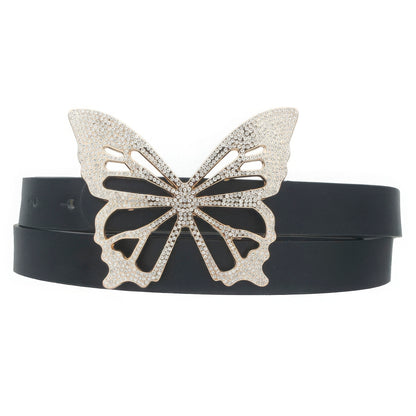 Rhinestone Butterfly Belt